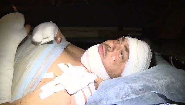 Раненные в Сирии взрывом фугаса российские журналисты рассказали о случившемся