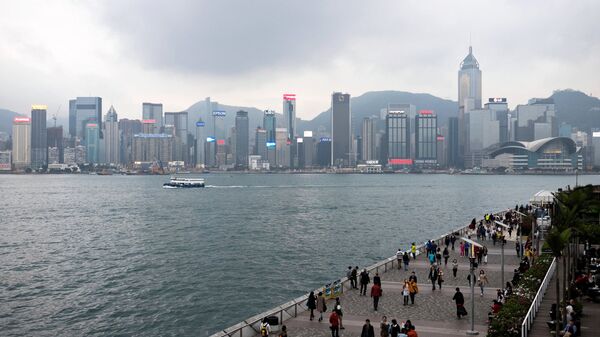 Вид с набережной на Гонконг. Архивное фото