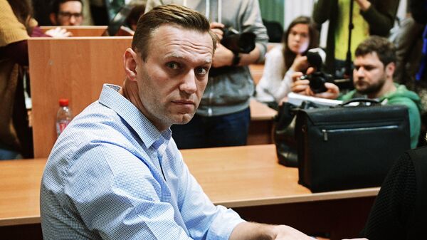 Алексей Навальный в Симоновском районном суде Москвы. 2 октября 2017