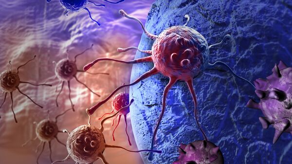 Раковые клетки. Архивное фото