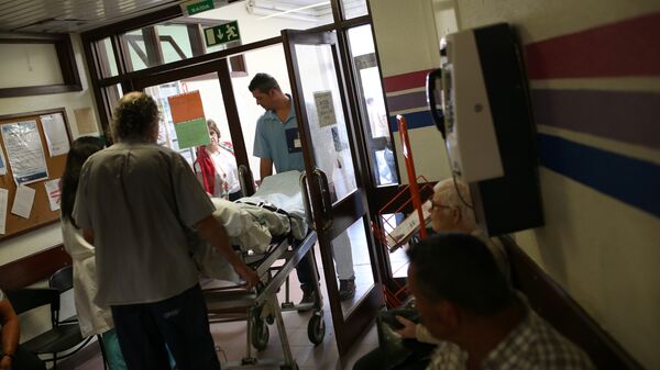 Пациент в одной из больниц Сан-Хосе, Португалия