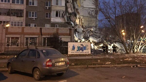 Обрушение части жилого дома в Ижевске. 9 ноября 2017
