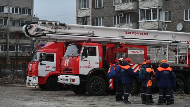 Обрушение жилого дома в Ижевске