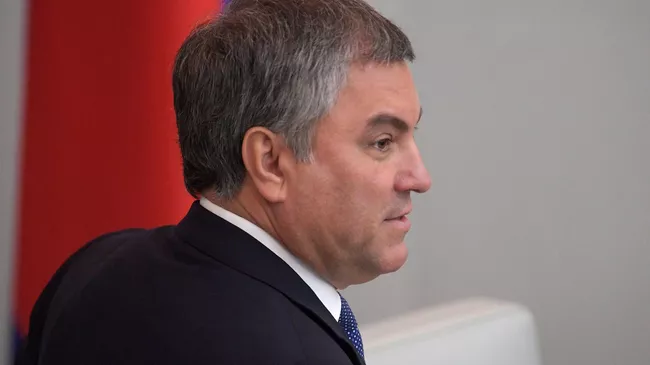 Вячеслав Володин на пленарном заседании Государственной Думы РФ. 10 ноября 2017