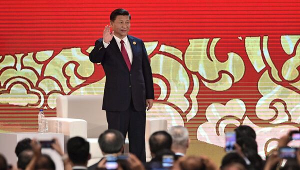 Президент Китая Си Цзиньпин на саммите глав АТЭС в Дананге, Вьетнам. 10 ноября 2017