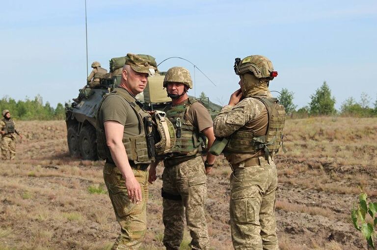 Михаил Забродский во время учений ВДВ Михаил Забродский во время учений ВДВ