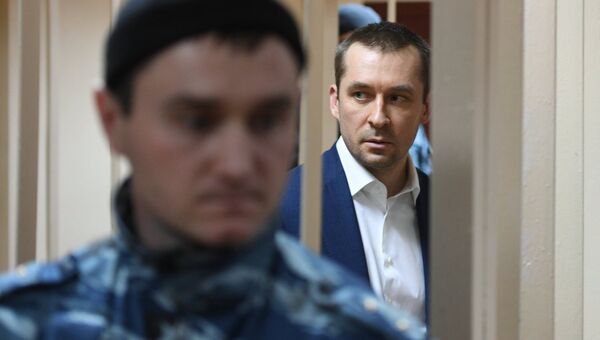 Дмитрий Захарченко во время судебного заседания. Архивное фото