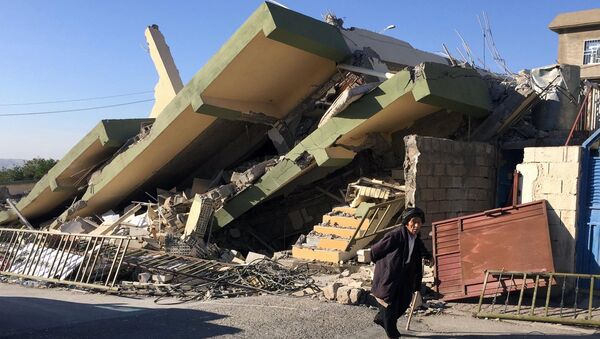 Последствия землетрясения в провинции Сулеймания, Ирак. 13 ноября 2017