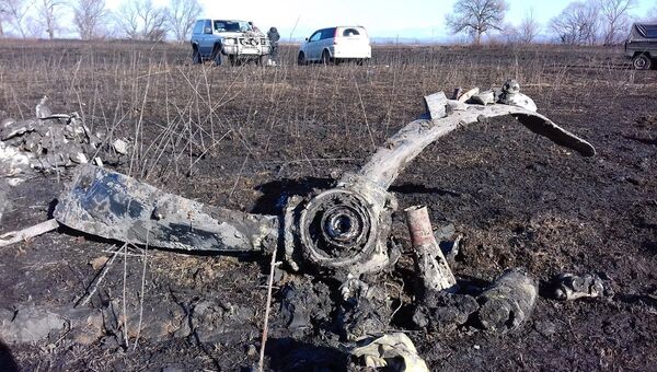 Фрагмент винта бомбардировщика Пе-2 подняли из болота в Приморском крае. 13 ноября 2017