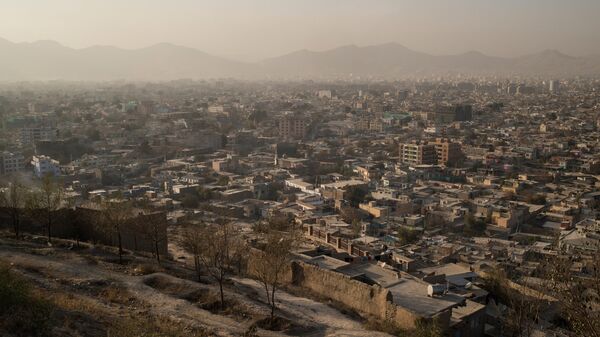 Вид на город Кабул в Афганистане. Архивное фото