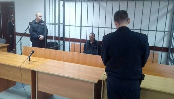 Юрий Малафеев в зале суда во время оглашения приговора. 14 ноября 2017