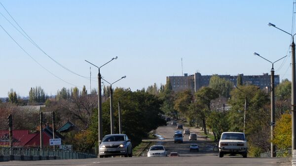 Вид на улицу Дзержинского в Мелитополе. Архивное фото