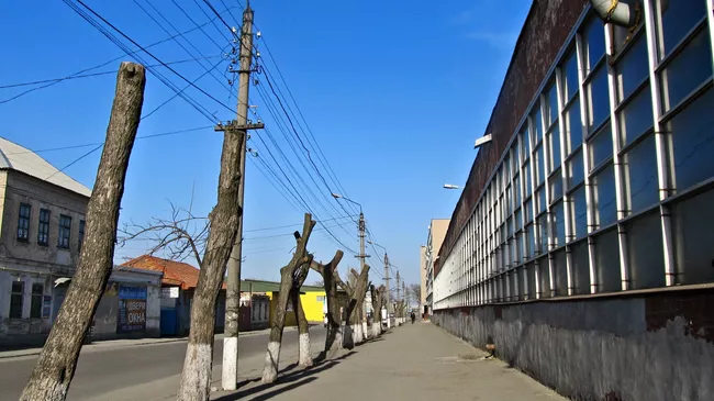 Улица Дзержинского в Мелитополе, Украина