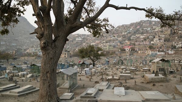 Кладбище в районе Karte Sakhe в Кабуле, Афганистан