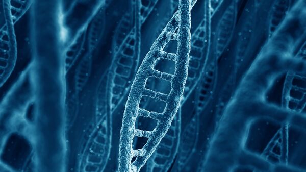 Молекулы ДНК. Архивное фото