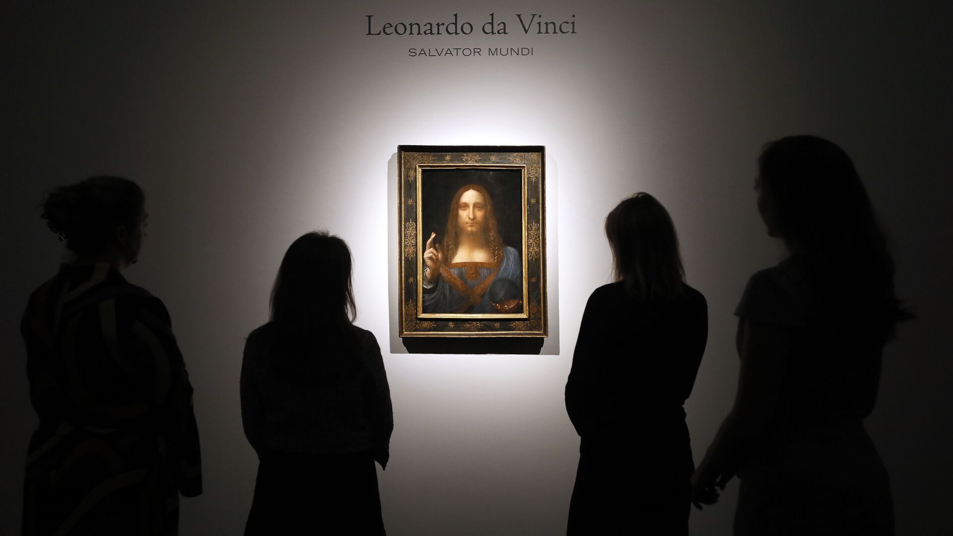 Картина Леонардо да Винчи Спаситель мира на аукционе Christie's в Лондоне. 24 октября 2017 - РИА Новости, 1920, 08.12.2021