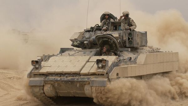 Боевая машина пехоты (БМП) США M2A2 Bradley