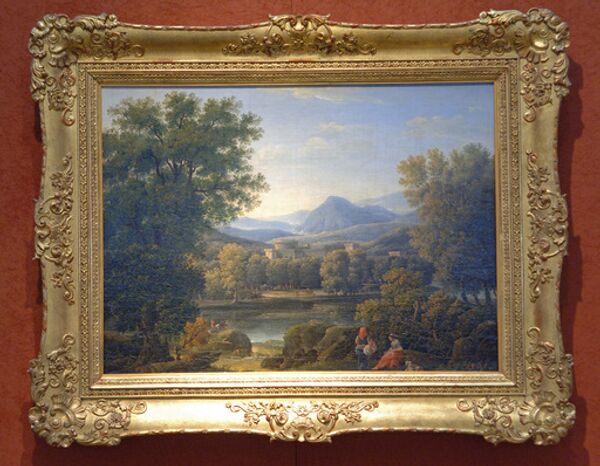 Картина работы Ф.М. Матвеева «Вид в Тиволи близ Рима» (1782 г., холст, масло)