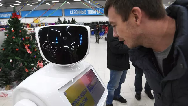Робот-промоутер Promobot V.2. Архивное фото