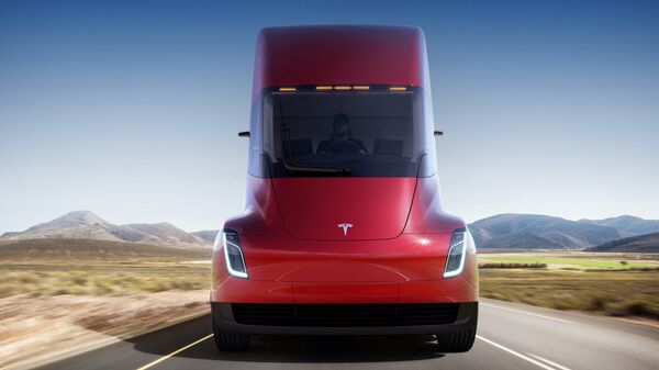 Грузовик Tesla Semi Грузовик Tesla Semi