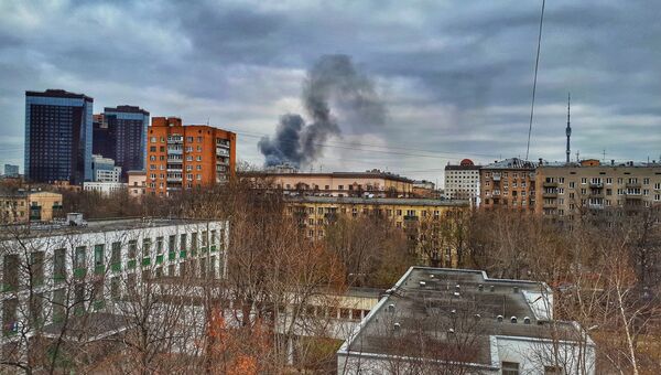 Пожар на складе на улице Милашенкова, д. 4Б. 18 ноября 2017