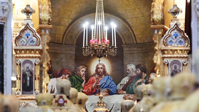 Литургия в храме Христа Спасителя. 20 ноября 2017 Литургия в храме Христа Спасителя. 20 ноября 2017