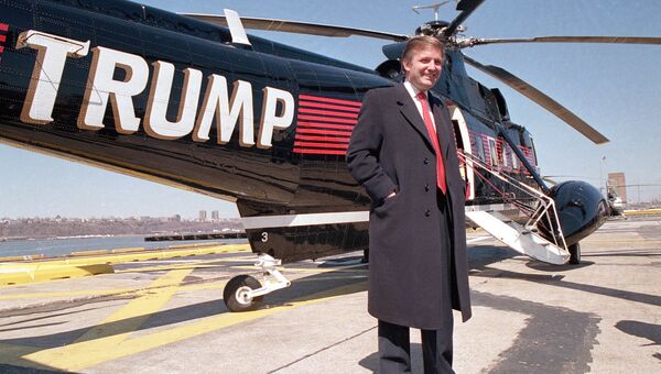 Дональд Трамп в Нью-Йоркском аэропорту. 22 марта 1988