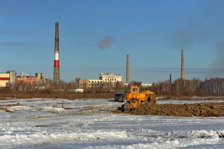 Работы по рекультивации водоема Карачай на территории ФГУП ПО Маяк
