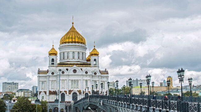 Храм Христа Спасителя в Москве. Архивное фото