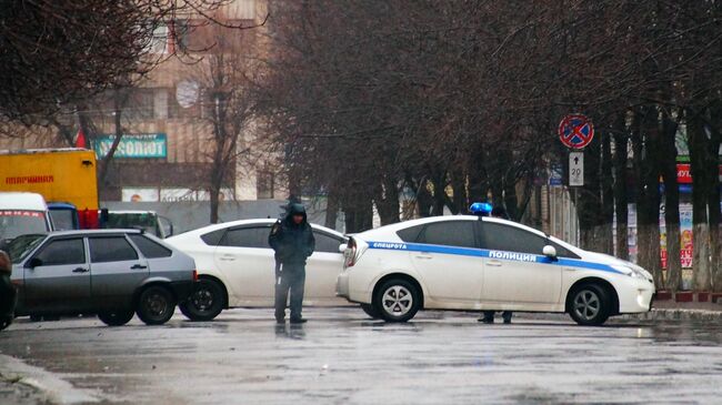 Военнослужащие Луганской народной республики в Луганске. Архивное фото