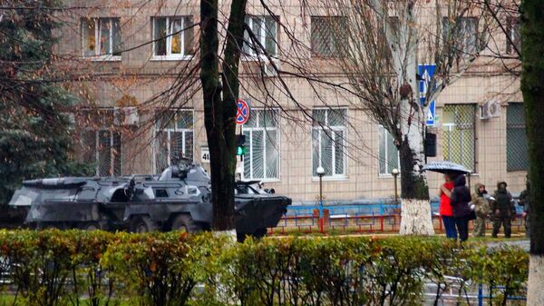 Военная техника в Луганске