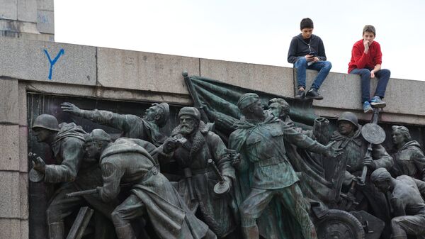 Памятник Советской армии в Софии. Архивное фото