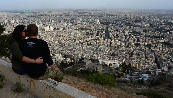 Вид на Дамаск с горы Кассион. Архивное фото