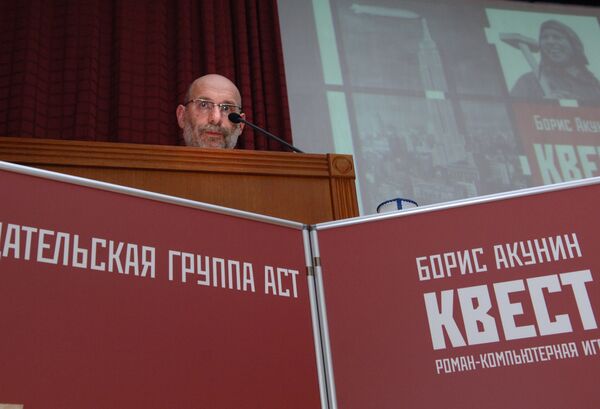 Борис Акунин на XXI Московской международной книжной выставке-ярмарке