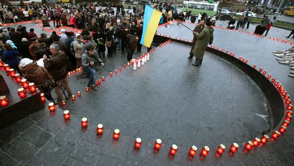 День памяти жертв Голодомора во Львове. Архивное фото