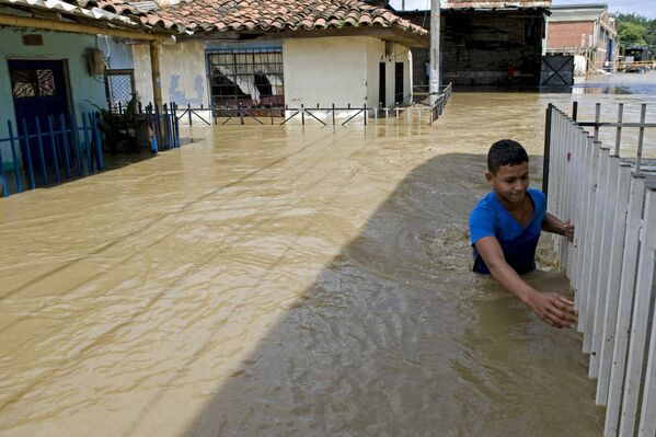 Последствия наводнения в Колумбии