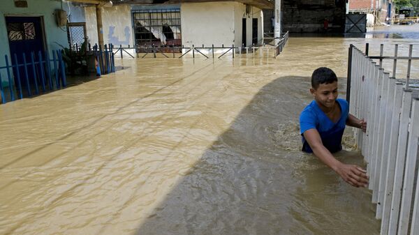 Последствия наводнения в Колумбии