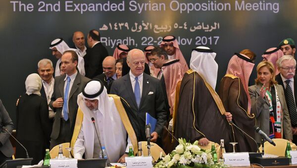 Заседание сирийской оппозиции в Эр-Рияде. 22 ноября 2017