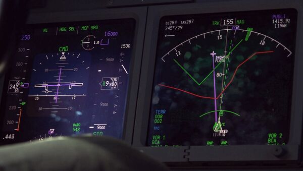 Экран радара самолета поиска подводной лодки ВМС Аргентины Сан-Хуан7.  22 ноября 2017