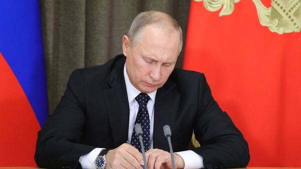 23 ноября 2017. Президент РФ Владимир Путин.