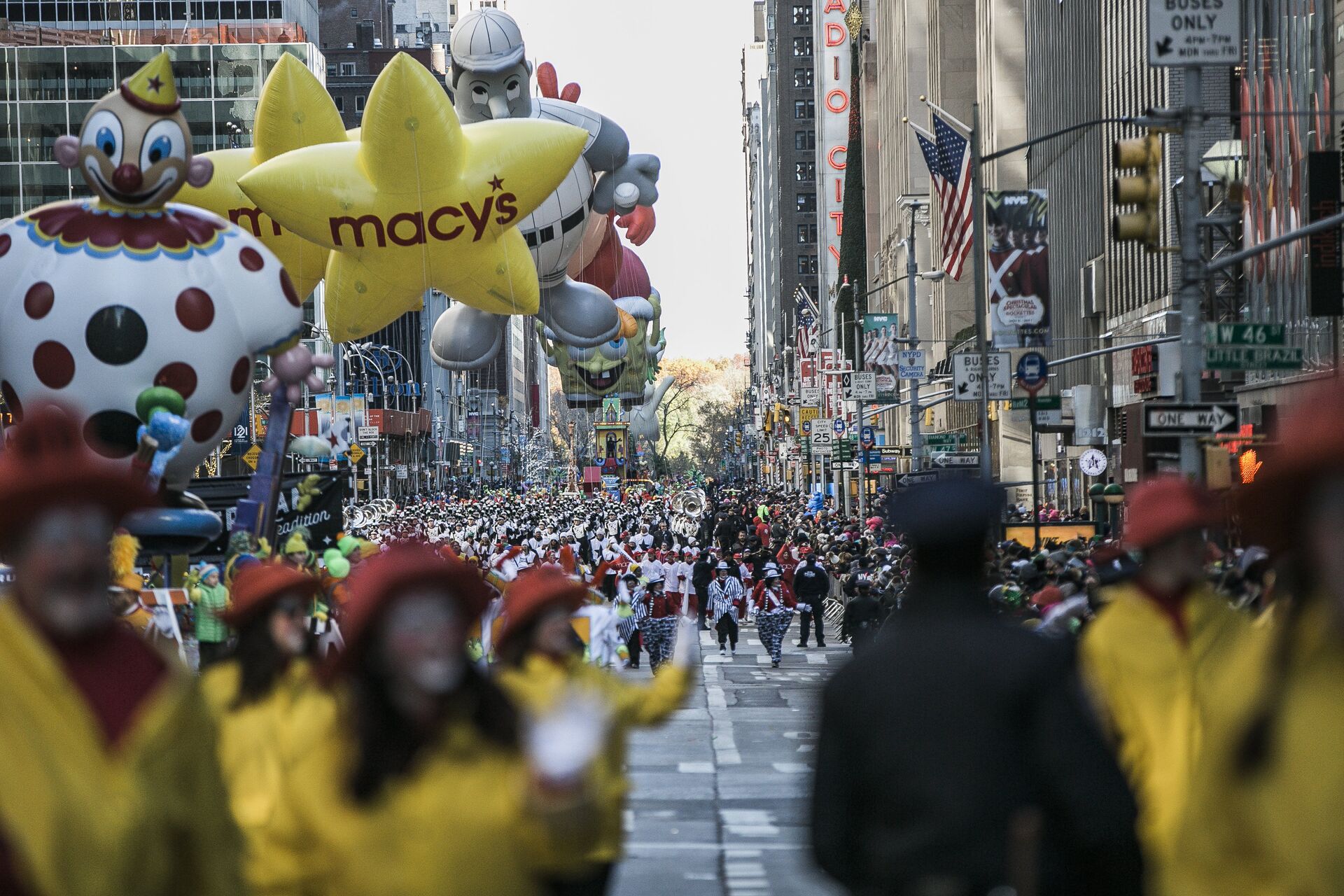 Ежегодный парад Мэйси в честь Дня благодарения в Нью-Йорке - РИА Новости, 1920, 17.11.2022