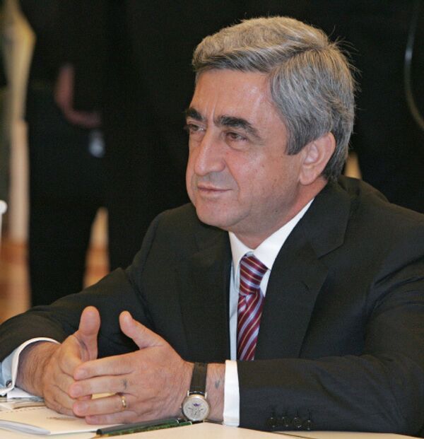 Президент Армении Серж Саркисян 