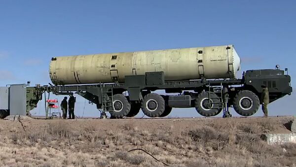 Модернизированная противоракета системы ПРО на полигоне Сары-Шаган