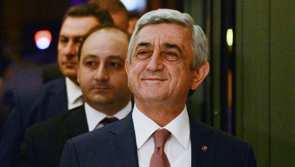 Премьер-министр Армении Серж Саргсян. Архивное фото
