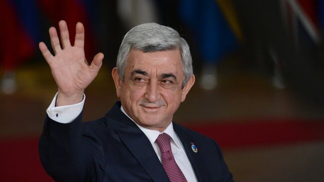 Президент Армении Серж Саргсян. Архивное фото