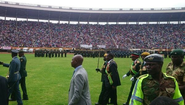 Церемония инаугурации нового президента Зимбабве Эммерсона Мнангагвы в Хараре