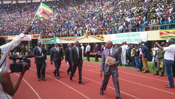 Церемония инаугурации нового президента Зимбабве Эммерсона Мнангагвы в Хараре. 24 ноября 2017