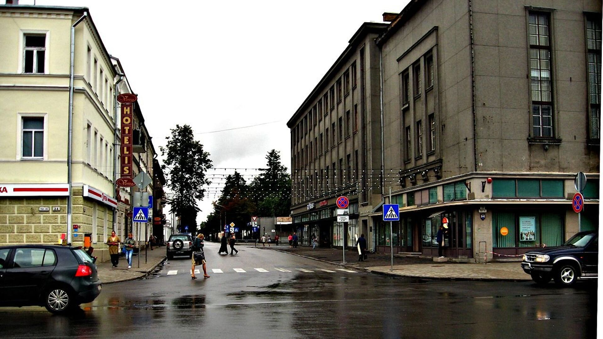 Улица в городе Даугавпилс, Латвия  - РИА Новости, 1920, 07.06.2022