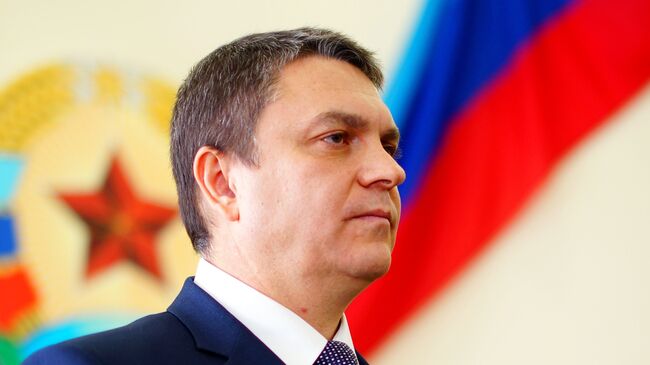 Исполняющий обязанности главы Луганской Народной Республики Леонид Пасечник