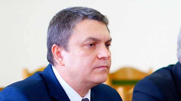 Временно исполняющий обязанности главы Луганской Народной Республики Леонид Пасечник